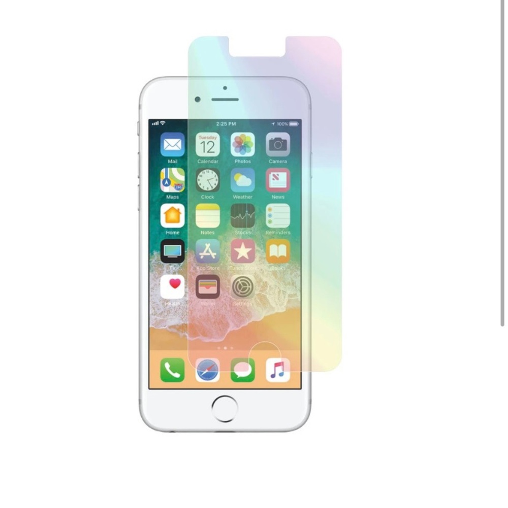 Holographic tempered glass screen protector